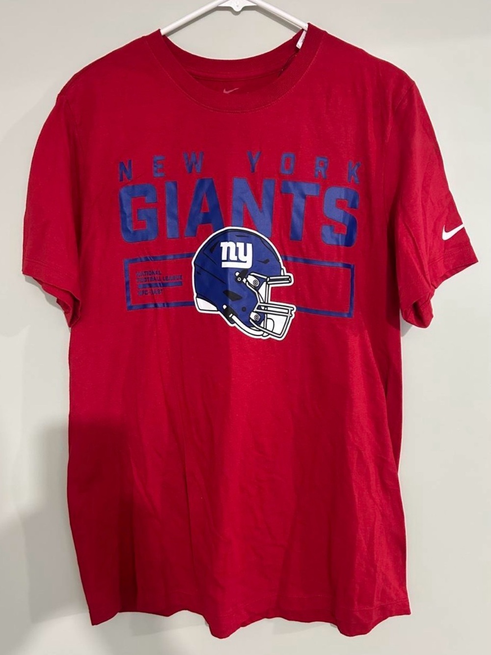 Nike Red New York Giants Graphic Short-Sleeve Tee